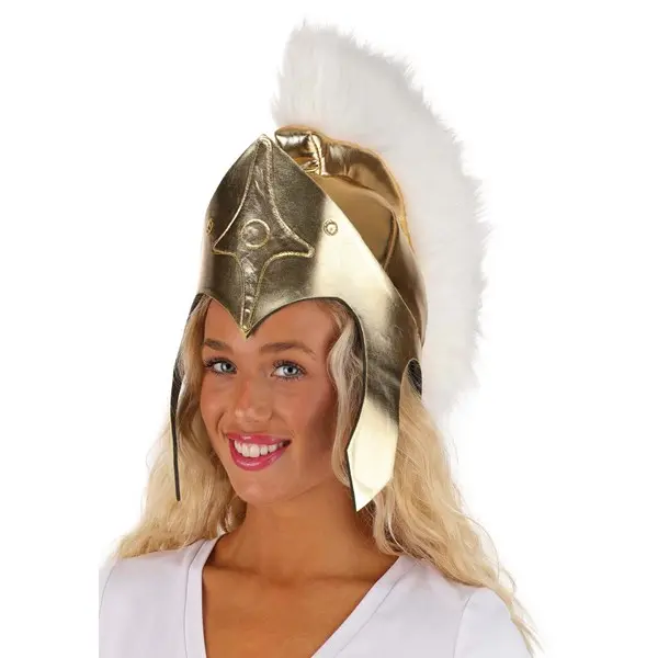 Athena Women's Costume Gold Helmet