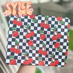 Checkered Cherry Mousepad non-slip computer desktop mouse