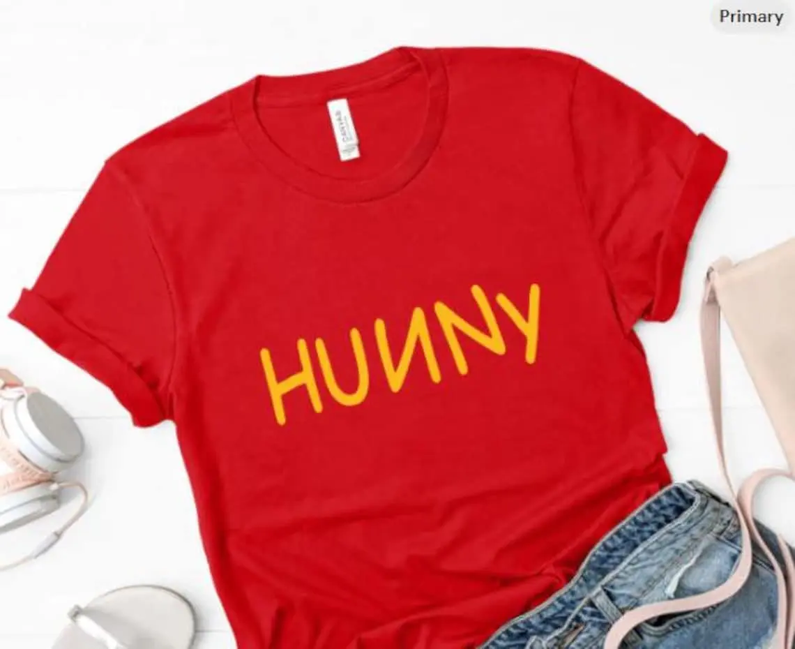Ladies Pooh Bear T-Shirt – Cute Womens Winnie Top, Girls World Book Day Costume, Halloween Birthday Christmas Gift Tee