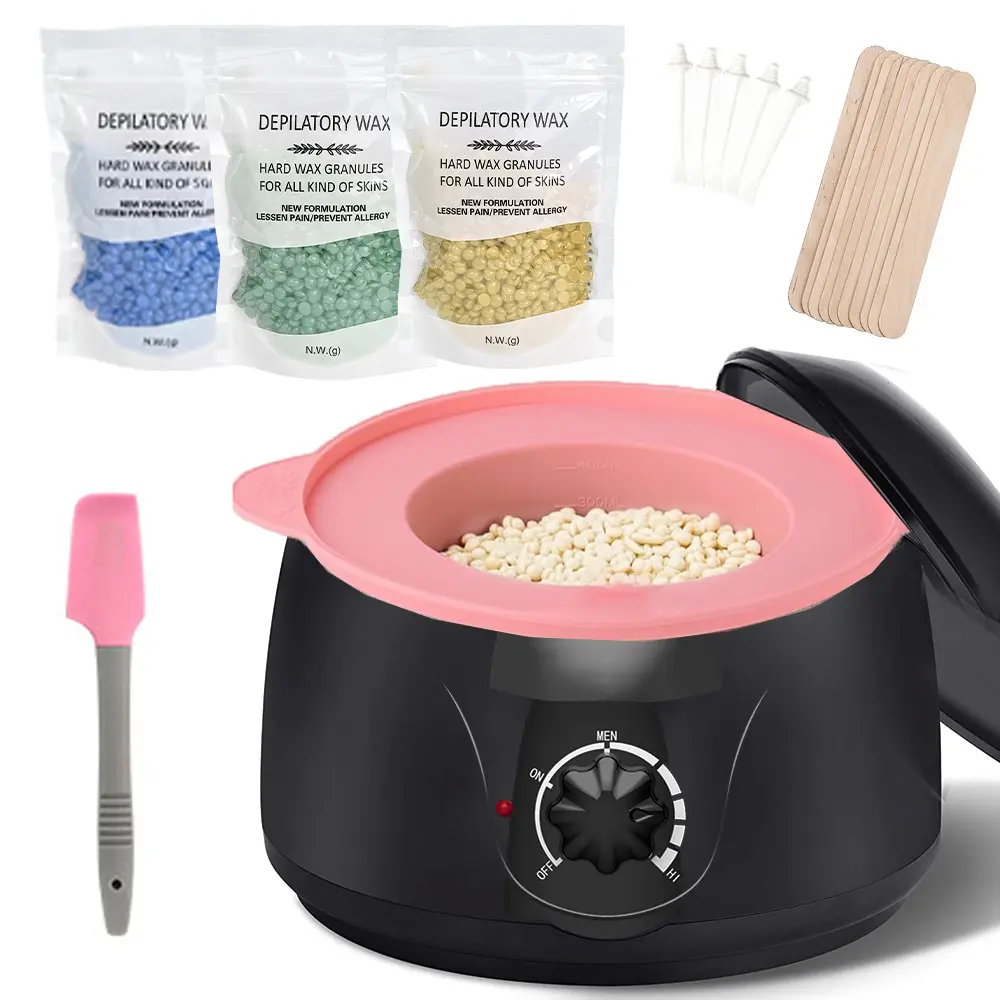 Mother's Day Gift,Hair Removal Waxing Kit,1 Count Wax Warmer Machine with 4 Counts Wax Grain & Nose Sticks,Diffuser Hair Removal,Nose Wax Kits Personal Care Appliances for Women Home ,Summer Essentials,Gifts for Girl Beginners,Depilator,#fathersdaygift