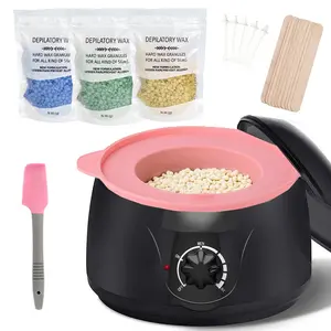 Mother's Day Gift,Hair Removal Waxing Kit,1 Count Wax Warmer Machine with 4 Counts Wax Grain & Nose Sticks,Diffuser Hair Removal,Nose Wax Kits Personal Care Appliances for Women Home ,Summer Essentials,Gifts for Girl Beginners,Depilator,#fathersdaygift