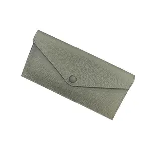 Sophisticated Slim Leather Wallet For Women Premium Real Leather Card Case Chic Functional Design Spacious Yet Trim Lightweight Feel