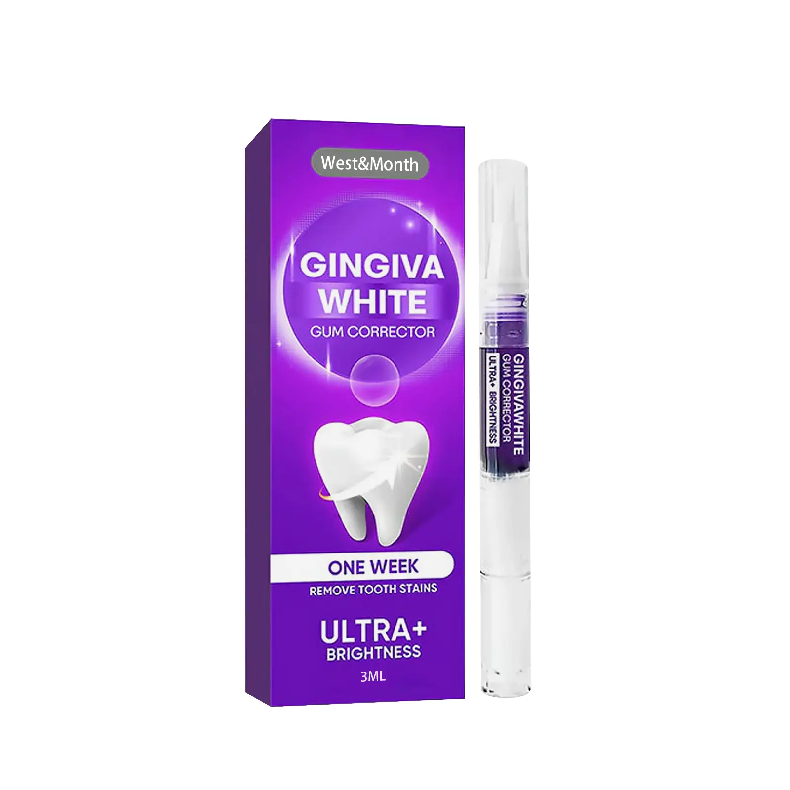 Teeth Whitening Pen - 3ml Oral Care Product for Teeth Cleaning, Whitening, Brightening and Gum Restore Function, Beauty Personal Care Item