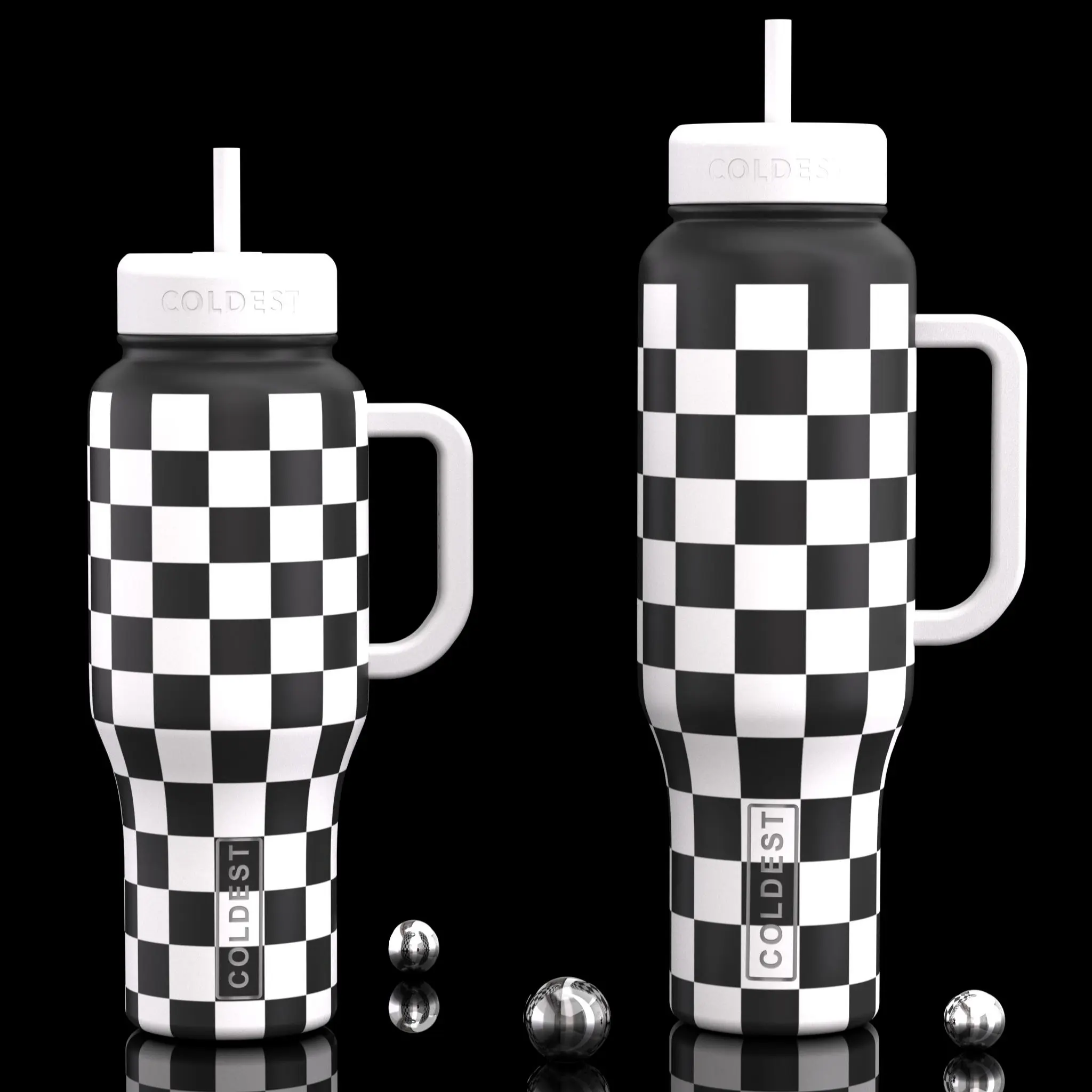 Black and White Checkers Ultra