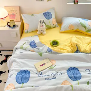 1pcs Washable Cloud Cotton Summer Quilt, Breathable and Soft, Comfortable Air Conditioning Cover, Ideal for Hot Weather