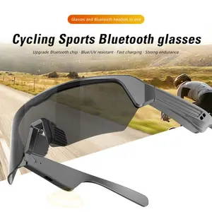 PENGTENG Smart Music Sports Bluetooth Sunglasses with Dual Channel Stereo Sound for Outdoor Activities,Preferred Gift, Essential for Cycling, Suitable for Both Men and Women, Smart Wireless Audio Glasses