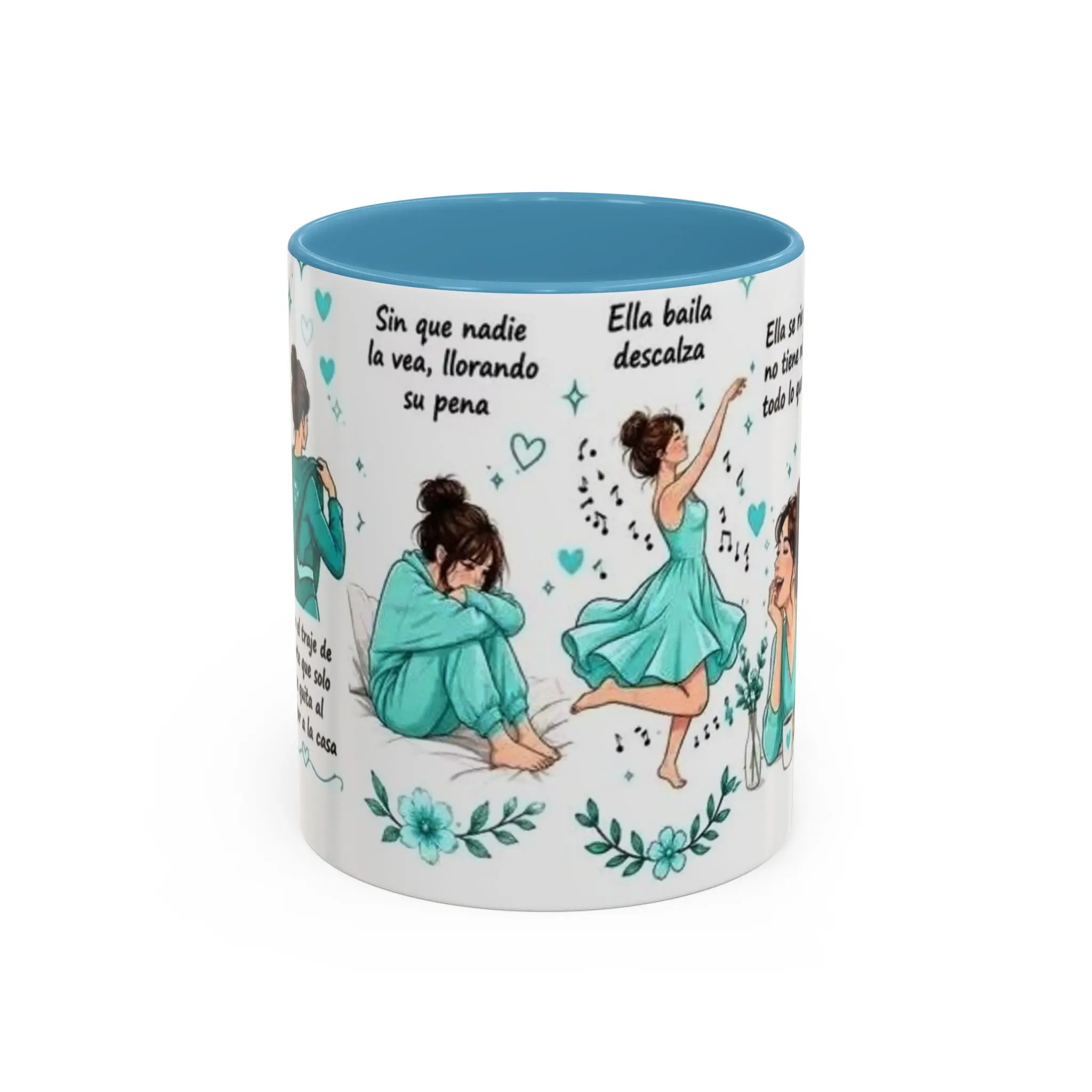 Ella Baila Descanzando Spanish Inspirational Mug | Accent Coffee Mug