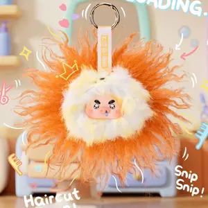 Big Cousin Pig Hair Salon Plush Blind Box, Cute Piggy Hairstyle Plush Keychain, Funny DIY Hair Themed Collectible, Viral Fluffy Pig Charm with Customizable Hair, Adorable Grooming Piggy Blind Box for Teens & Plush Lovers