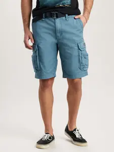 Survivor Mens Belted Cargo Shorts