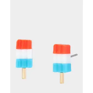 Betsey Johnson POPSICLE STUD EARRINGS BLUE