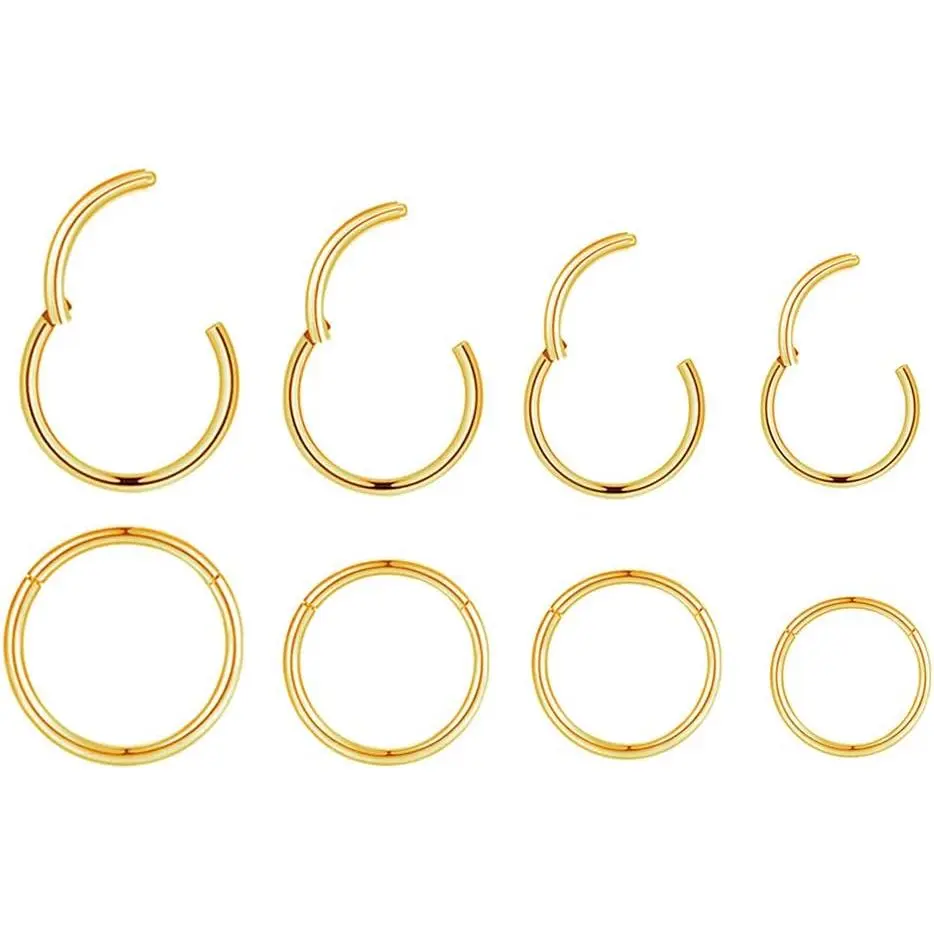 18G - Gold - (6mm-12mm) - 4Pairs