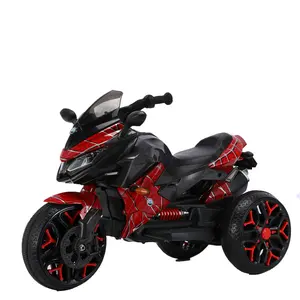 12V ARCH Kids Electric Motorcycle, Ride-On Toy with Training Wheels, Manual Throttle, Hand Drive, Lighting Wheels for 3-6 Years Old Boys and Girls