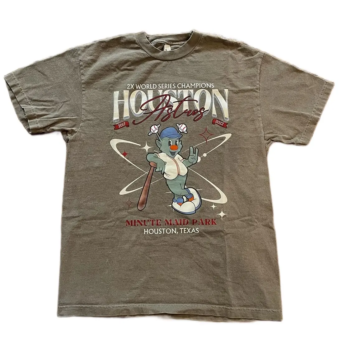 Vintage Astros Championship Heavyweight Tee