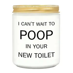 House Warming Gifts New Home, Funny Housewarming Gifts New Home House Apartment Essentials Bathroom Decor, Indoor Room Decor, Unique Decorative Jar Candles Housewarming Gag Gift Ideas for Women, Men, Couples, Best Friend & Homeowners
