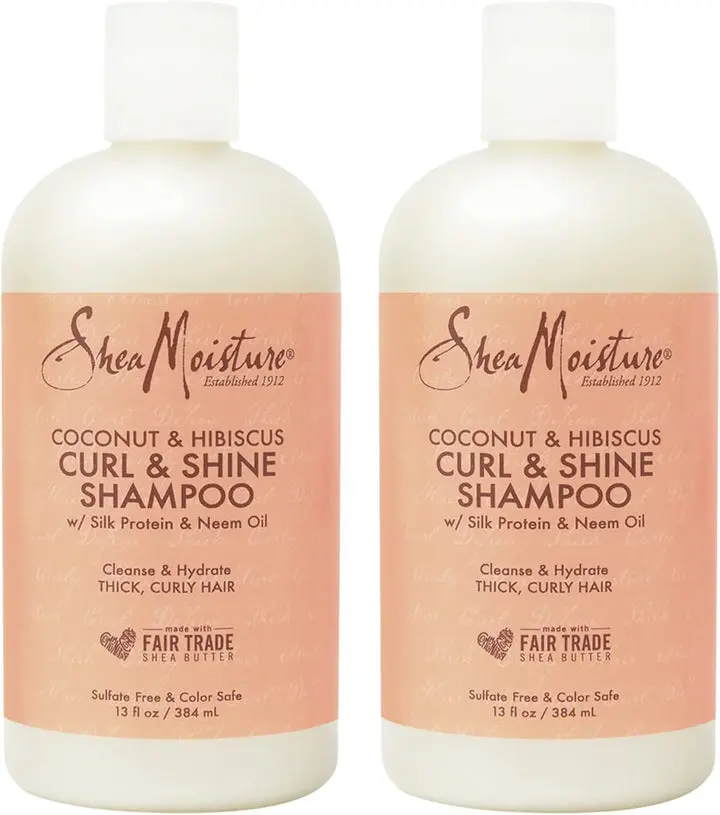 Shea moisture coconut hibiscus curl & shine shampoo
