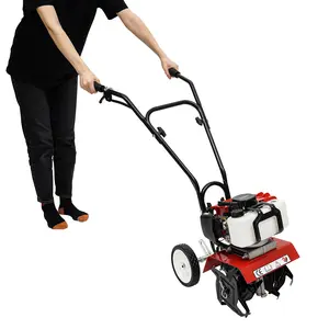52CC Powerful Garden Tiller With Adjustable Depth For Farm Cultivation home essentials