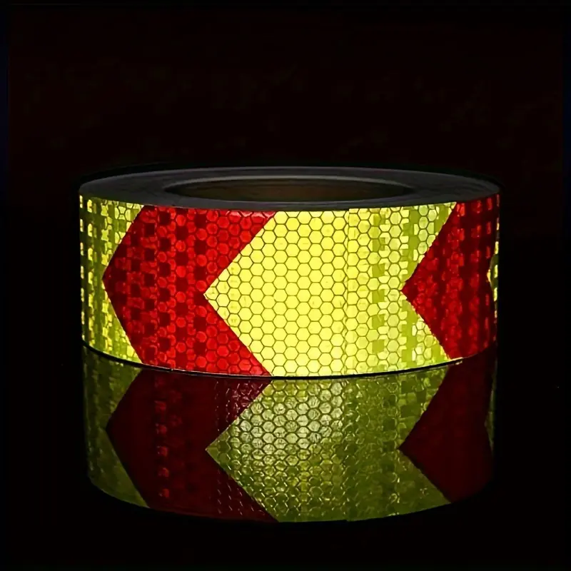 High-Visibility Reflective Safety Tape - Ensures Nighttime Protection for Automotive Vehicles, Trailers & Signs - Durable Weatherproof Film, Ideal for Car Body, Boats & Retail Use Reflective Sticker