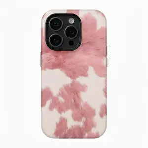 Brown & White Cowhide Phone Case -Western Cow Print iPhone17Pro max 16 .15,14,13,12  Case,Shockproof and anti-drop phone case, smart protective case