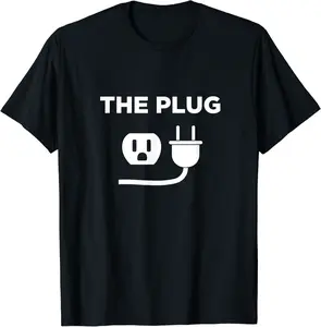Funny Halloween Meme Costume The Plug T-Shirt - Lydiagarcia Shop V9VB07YF9QMSD