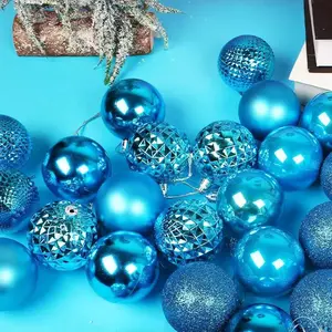 Christmas Tree Ornaments Set, Multicolor Decorations for Festive Season, Perfect Holiday Gift & Home Decoration Accessories