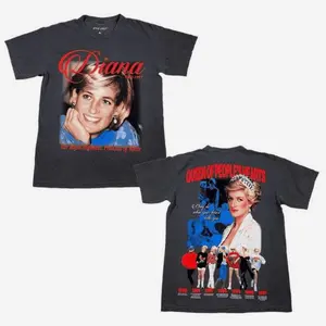 Original Moby Thrift Princess Diana T-Shirt Cotton Menswear Streetwear Tshirt Cotton Tee for All Genders Timeless T-Shir All Fit Tee Style