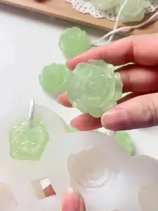 3D Rose Soap Mold, Special for Handmade DIY, Real Flower-level Embossed Texture, Crystal Texture Soap Base Mold