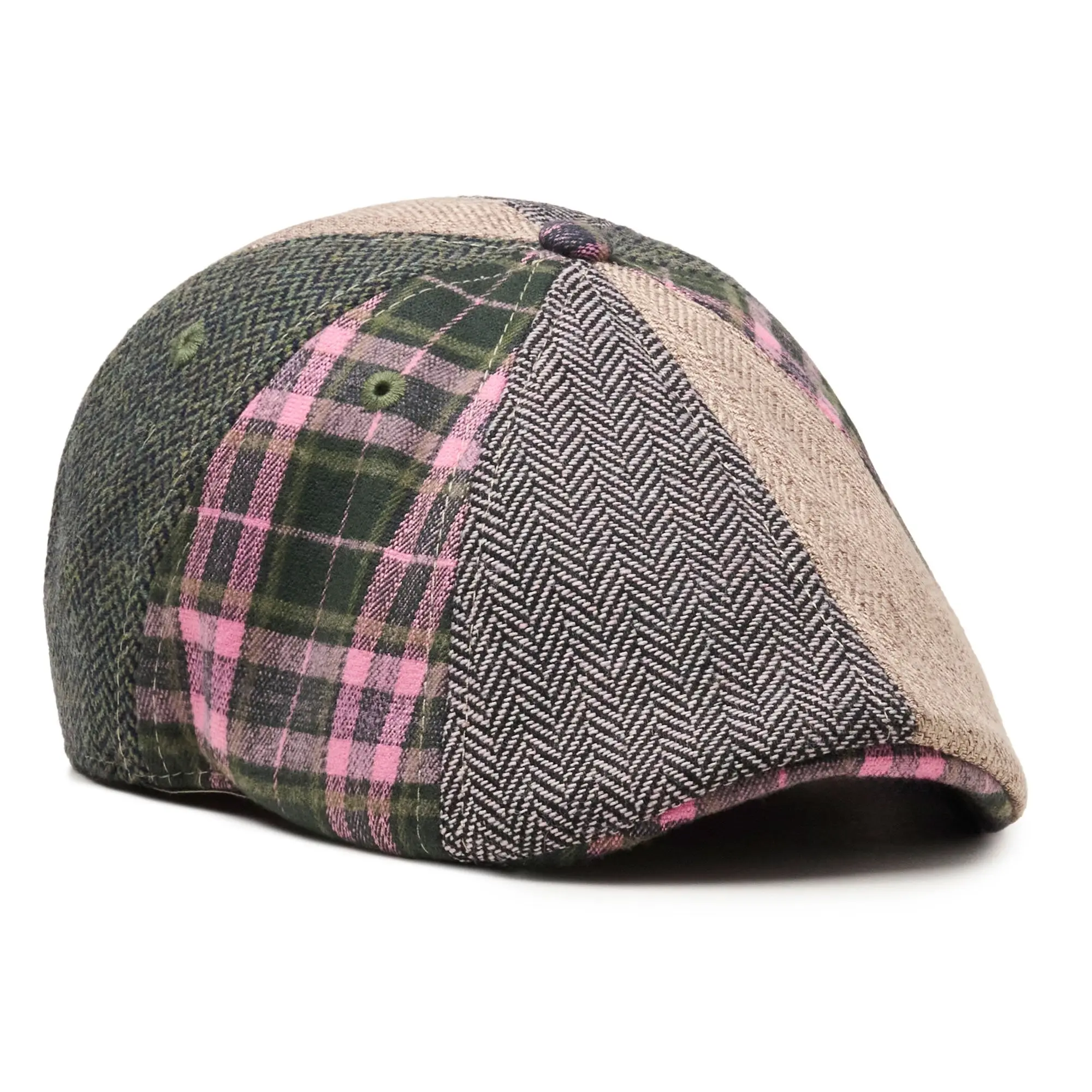 The Azalea Boston Scally Cap - Patchwork Edition