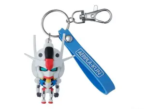 Bandai Mobile Suit Gundam Aerial Aerpla-kun 3D Rubber Mascot Keychain
