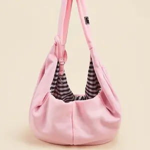 Small Dogs And Cats With Outdoor Bags Single Crossbody Bags Suitable For Puppy And Kitten Outings Animal Carrier Pink Chest Backpack New Arrivals