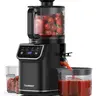 TUUMIIST Cold Pressed Juicer - Kitchen Appliances, 6.5 in Wide Chute Touchscreen Juicer Machine or 7 in Wide Chute Corded Manual Extractor, Whole Fruits, 30% Higher Yield Slow Masticating, 100oz/120oz Large Capacity, Silent, Easy to Clean, Gift,techvibes