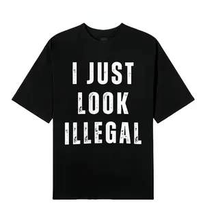 Hilarious Immigration Statement T Shirt Funny Casual Cotton Short Sleeve Top for Men Daywear Gift