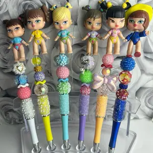 Vintage Babyz Doll Beaded Pens