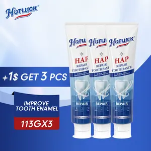 HAP Toothpaste with Hydroxyapatite-Enamel Strengthening, CavityPrevention, Fluoride-Free, WhiteningFormula, Gentle on Sensitive Teeth,Fresh Mint Flavor Green Bamboo Dawn Improve