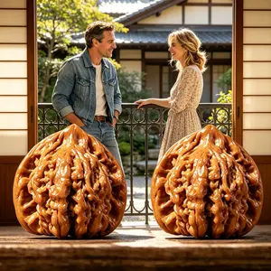 Hand Massage Ball – Body Care Stress Relief Toy & High-Efficiency Relaxation Tool, Relieves Fatigue and Muscle Stiffness, Forms a Mellow Glossy Patina with Regular Use
