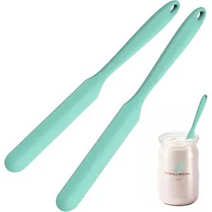 2 count  Jar Spatula,9 Inch Jam Spreader for Peanut Butter,Heat-Resistant -Grade Jar Blender,Kitchen Spatula for Scraping Icing Bread Cream, Jam(Green)