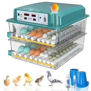 Chalixion 120-Egg Farm-Grade Incubator, Fully Automatic Egg Turning, Auto Water Injection & Smart Humidity Control, High Capacity Poultry Egg Hatching Machine