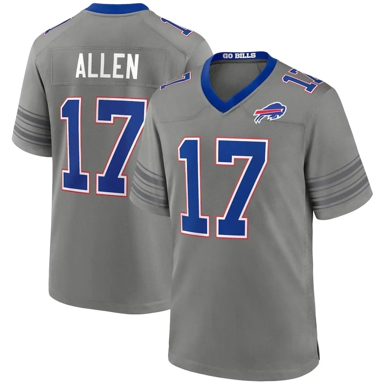 Unisex Football Buffalo Allen 17 Nickel City Game Jersey - Gray New 2026