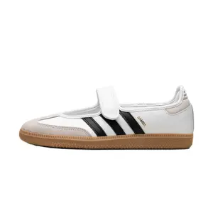 Adidas Samba Jane White Black Gum Women's Perfect Daily Trendy Casual Lifestyle Fashion Footwear Walking Sneaker Shoe Girl
