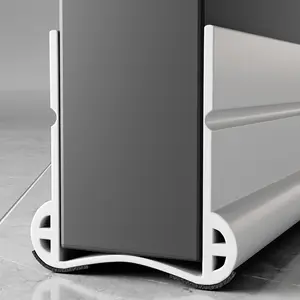 Frog Eye Foldable Sealing Strip, Door Gap Windproof Strips, Draft Stopper, Soundproof Bottom Seal, Suitable for Entrance Doors and Room Doors, Door Hardware