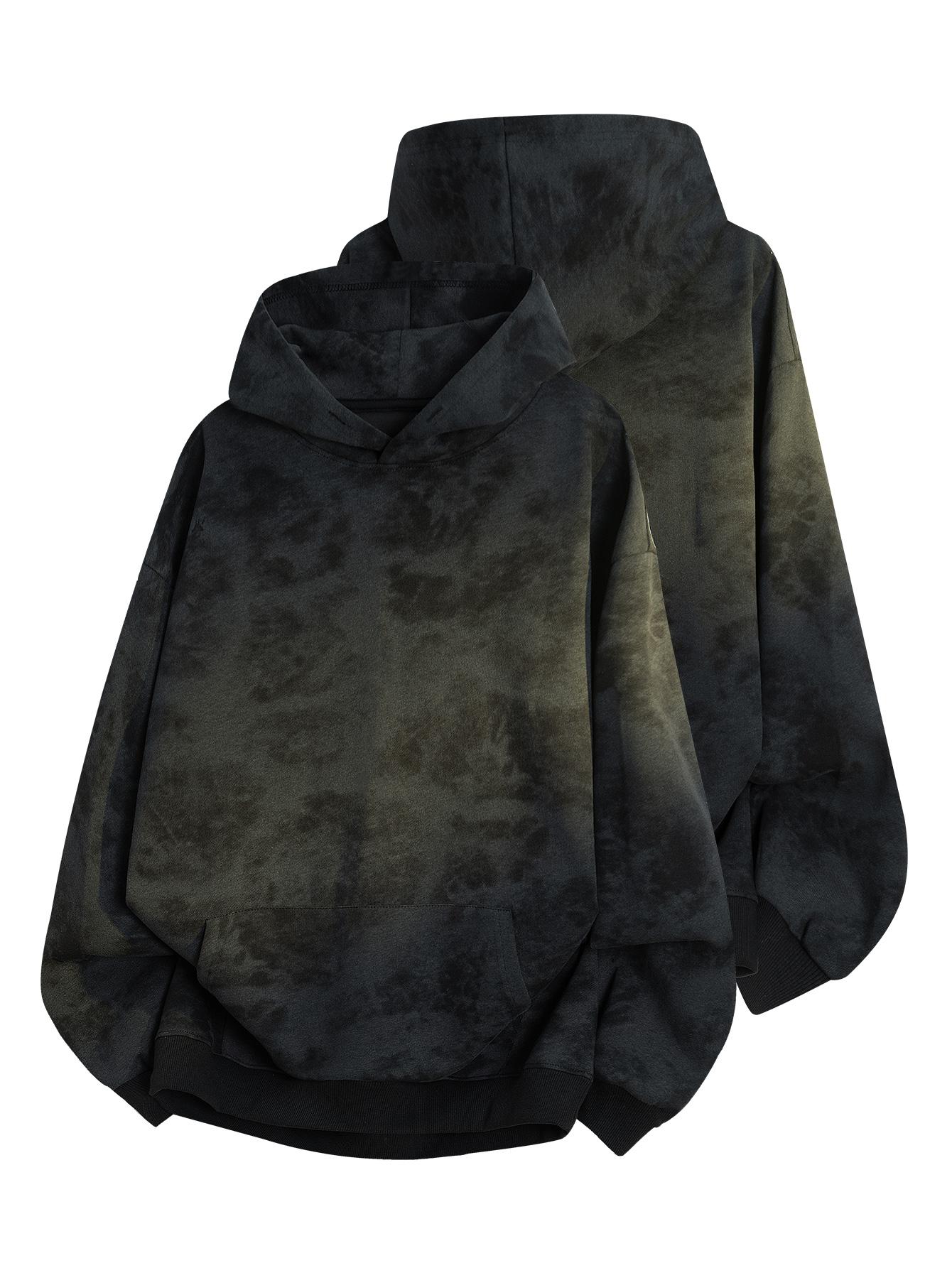 CCCMAI Men's Textured Hoodie Casual Long Sleeve Hooded Sweatshirt for Spring & Fall Fashion Men's Clothes for Daily Wear Menswear Sweatshirts Tops Man Pullover Long Sleeve Casual Tops