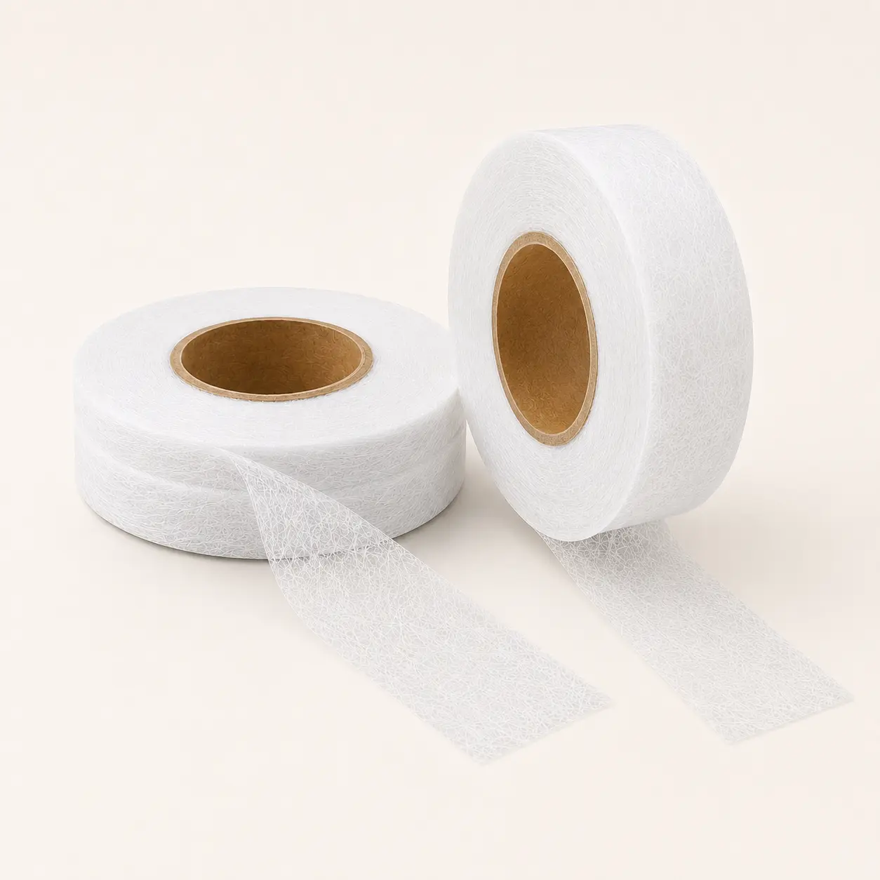 No-Sew Hemming Tape (2 Rolls, 2cm x 70yds Each) Iron-On Double-Sided Fusible Bonding Web Fabric Adhesive for Pants Hemming, Adjusting Curtains, Creating Craft Projects