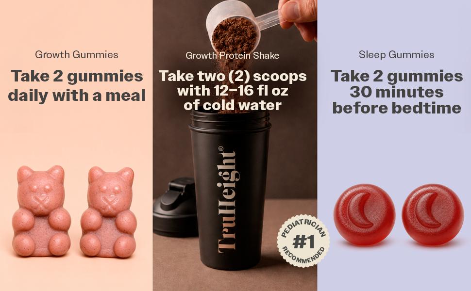 TruHeight Growth Kit: The All-in-One Growth Kit - Nutrition, Growth Support & Sleep