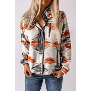 Aztec Snap Fleece Jacket