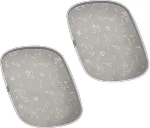 2 Pack Waterproof Litter Box Pads for Automatic Self Cleaning Cat Litter Box Tear Resistant Anti Leak Easy Clean Replacement Liners