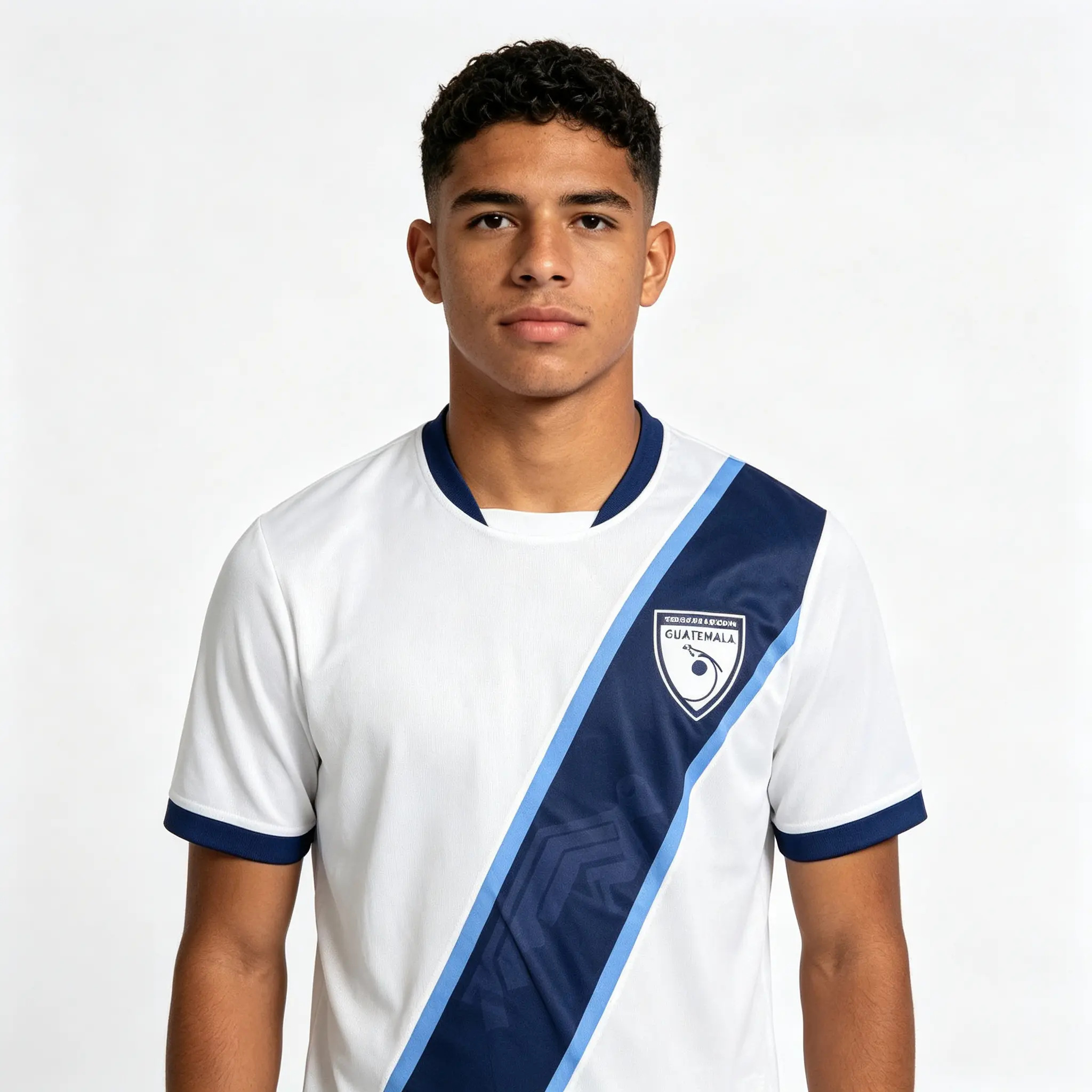 2526  Guateamala Home and Away Short Sleeve whiteSoccer Jerseys