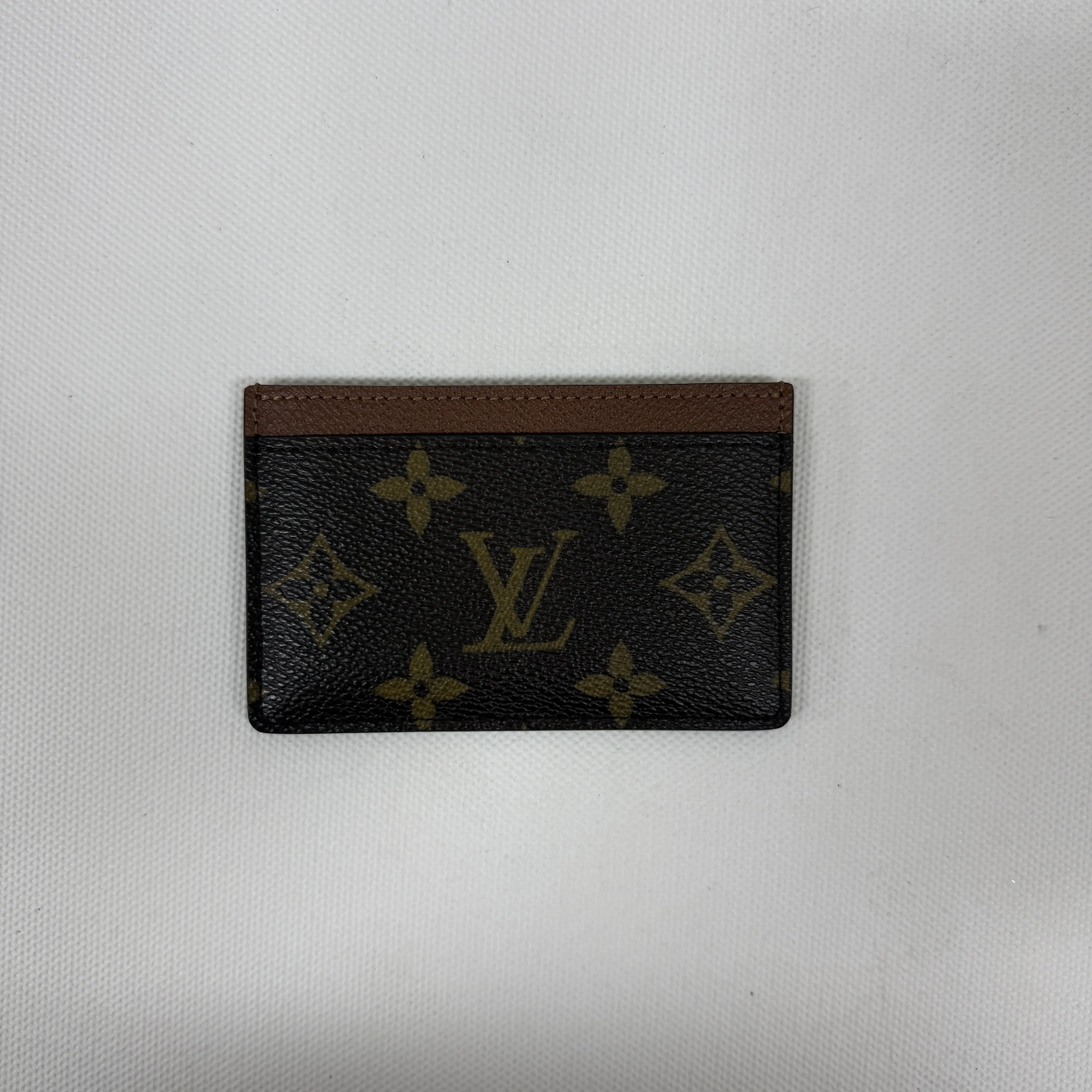 Pre-owned Louis Vuitton canva Clutches & Wristlets card holder 【Senza 1U】