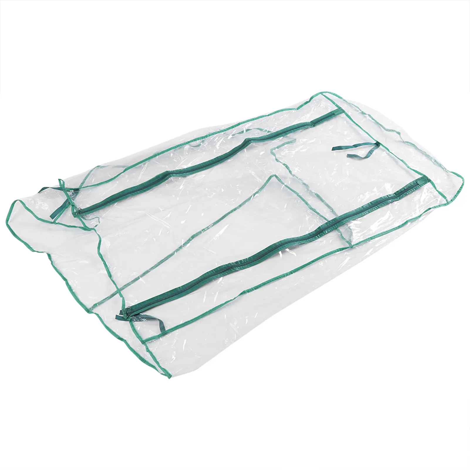 Mini Portable Waterproof Breathable Transparent PVC Garden Greenhouse for Flora Growing - 1 x Garden House Cover with Sunlight Retention & Warmth, 69x49x92cm Outdoor Plant Nursery (Without Stand)