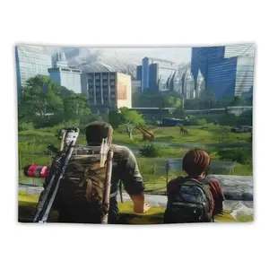 The Last of Us Survival Tapestry Indoor Outdoor Banner Fun Poster Party Background Home Decor 60x40 Inch-6