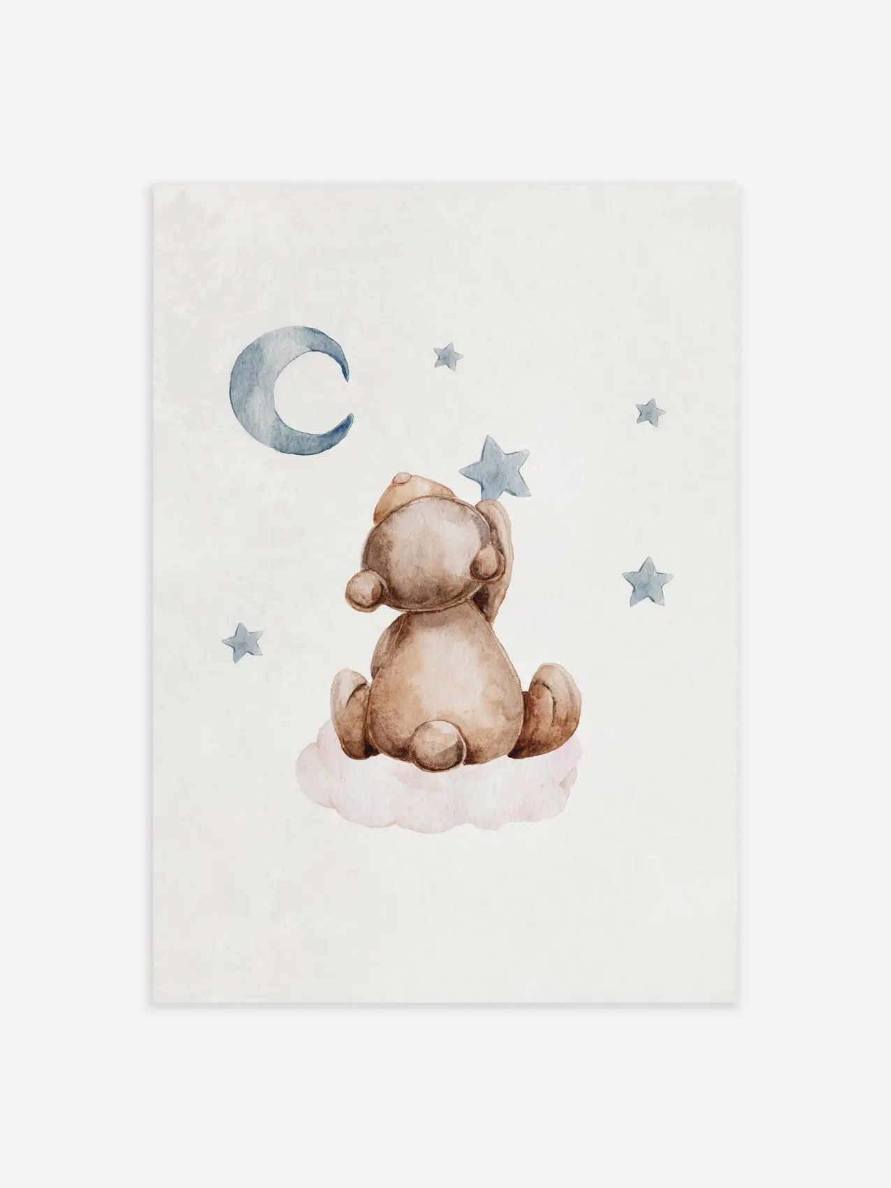 [UNFRAMED POSTER] Bear Picking Stars Poster