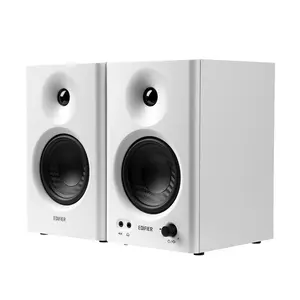Edifier MR4 Powered Studio Monitor Speakers, 4" Active Near-Field Monitor Speaker - White (Pair) EDIFIER